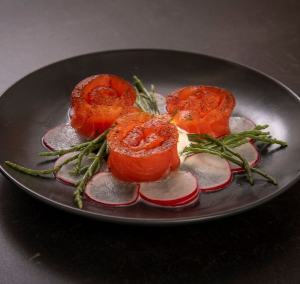 Spice Treacle Cold Smoked Salmon